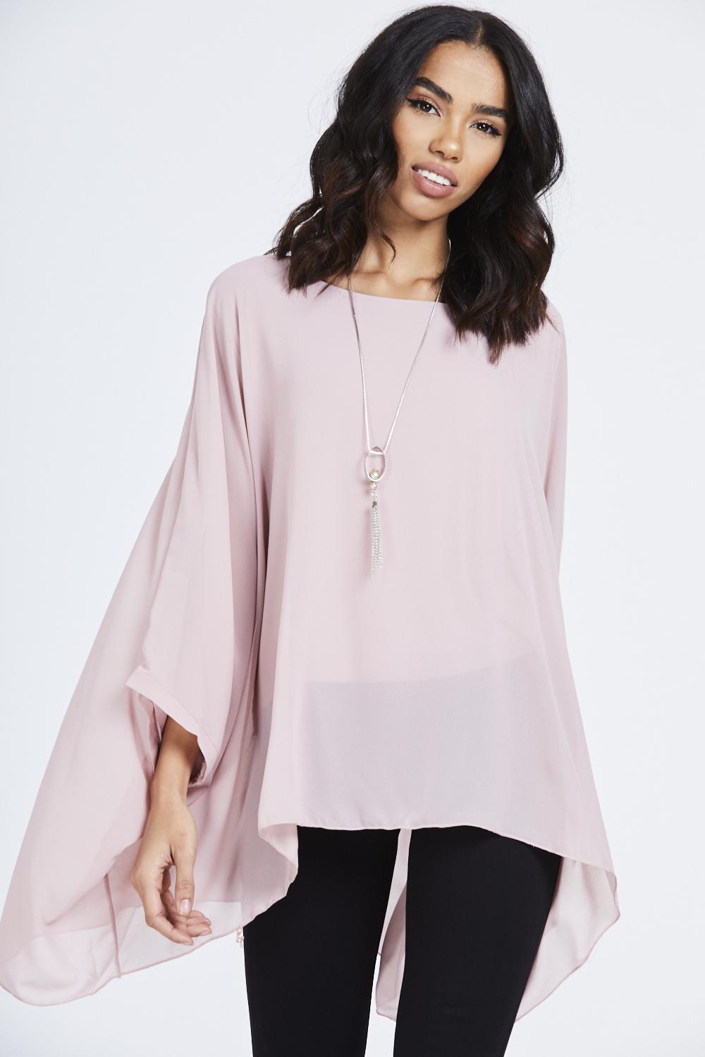 Batwing Necklace Top