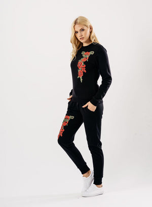 Embroidered Loungewear Suit Sets