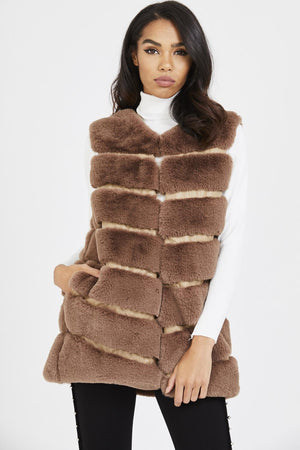Super Soft Faux Fur Gilet Waistcoat