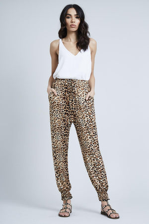 Leopard Print Harem Trousers