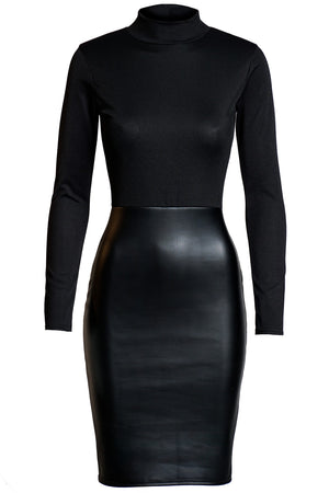 Meghan Markle Celebrity Inspired Black Dress